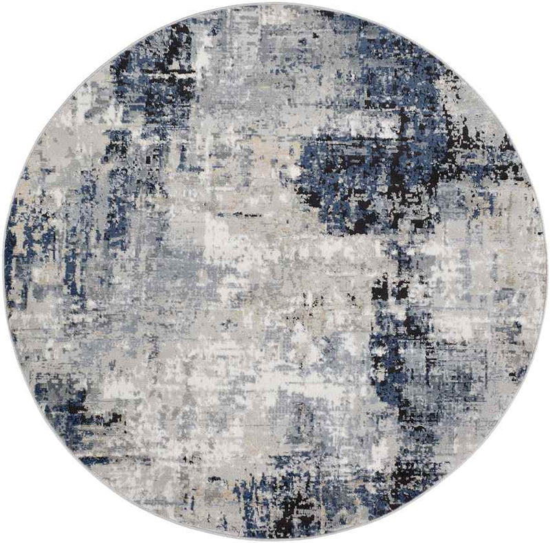 Vuren Modern Denim Area Rug