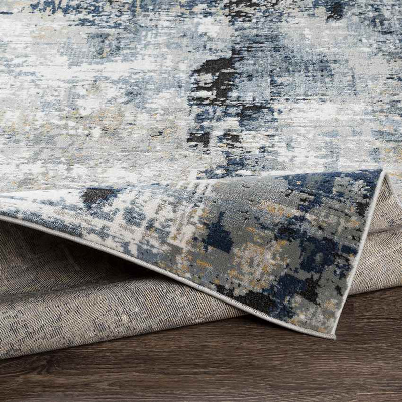 Vuren Modern Denim Area Rug