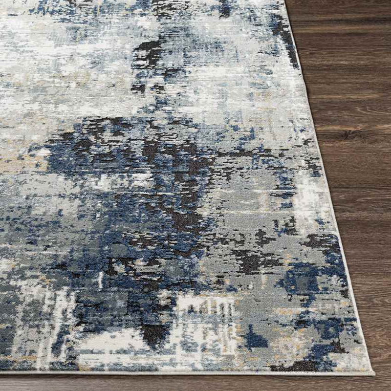 Vuren Modern Denim Area Rug