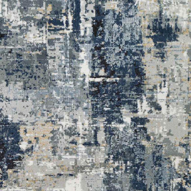 Vuren Modern Denim Area Rug