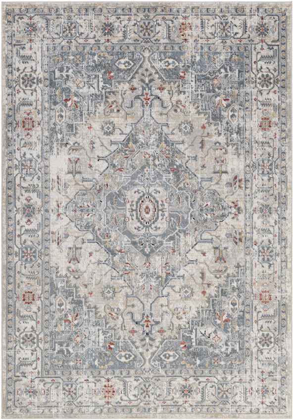 Tricht Traditional Medium Gray Area Rug