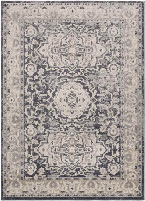 Spankeren Traditional Medium Gray Area Rug