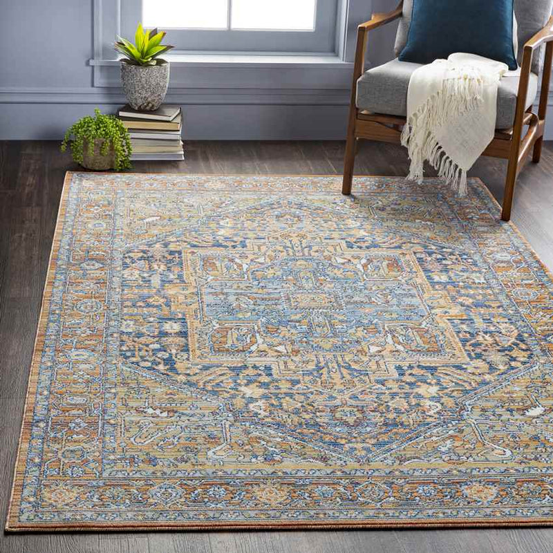 Wessel Traditional Saffron Area Rug