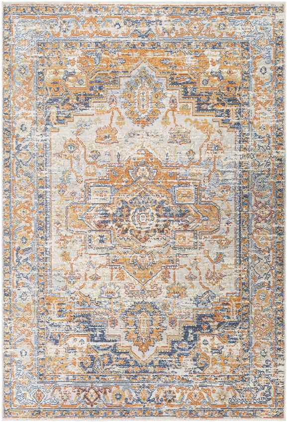 Westeneng Traditional Burnt Orange Area Rug