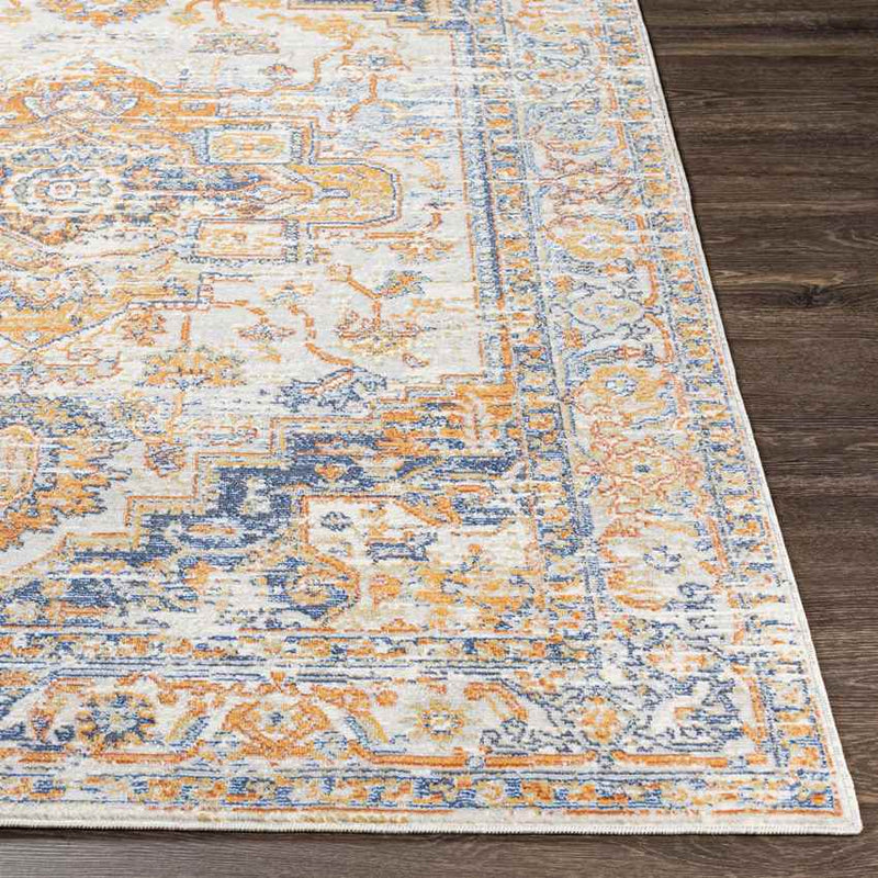 Westeneng Traditional Burnt Orange Area Rug