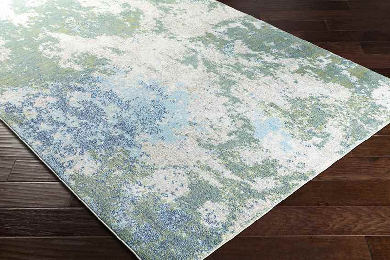 Giswil Modern Dark Green Area Rug