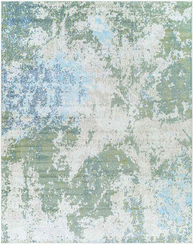 Giswil Modern Dark Green Area Rug