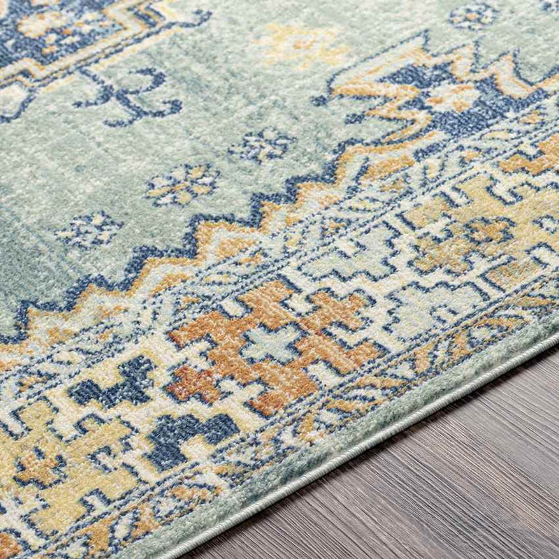 Balk Traditional Navy Area Rug