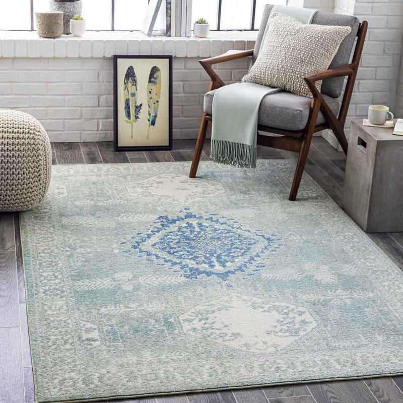 Bantega Global Dark Green Area Rug