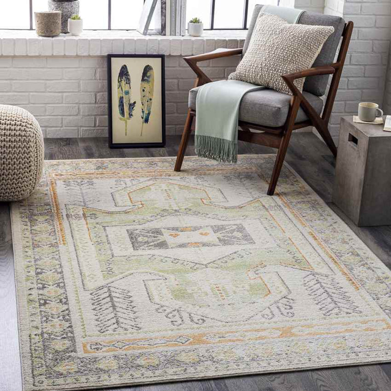 Heiden Global Medium Gray Area Rug