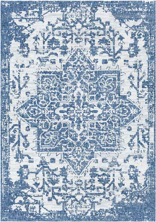 Appelscha Traditional Denim Area Rug