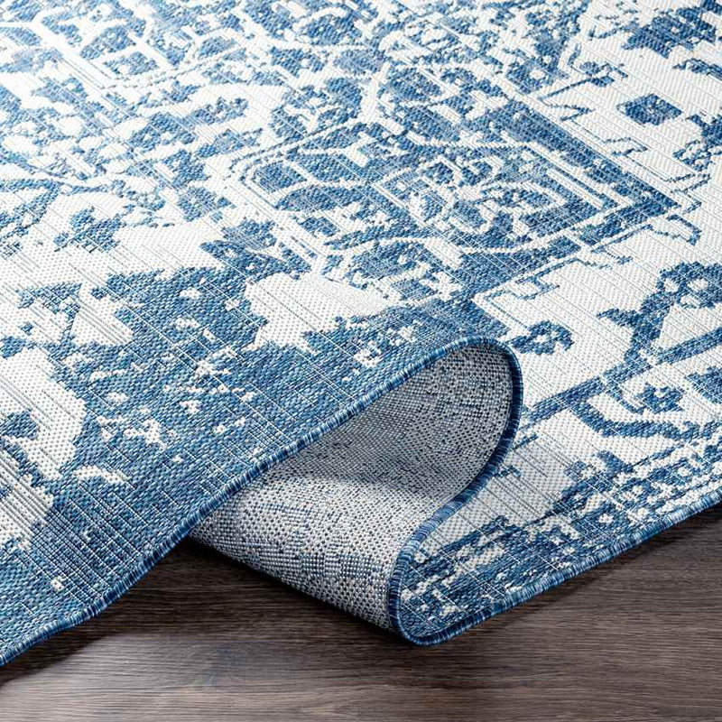 Appelscha Traditional Denim Area Rug