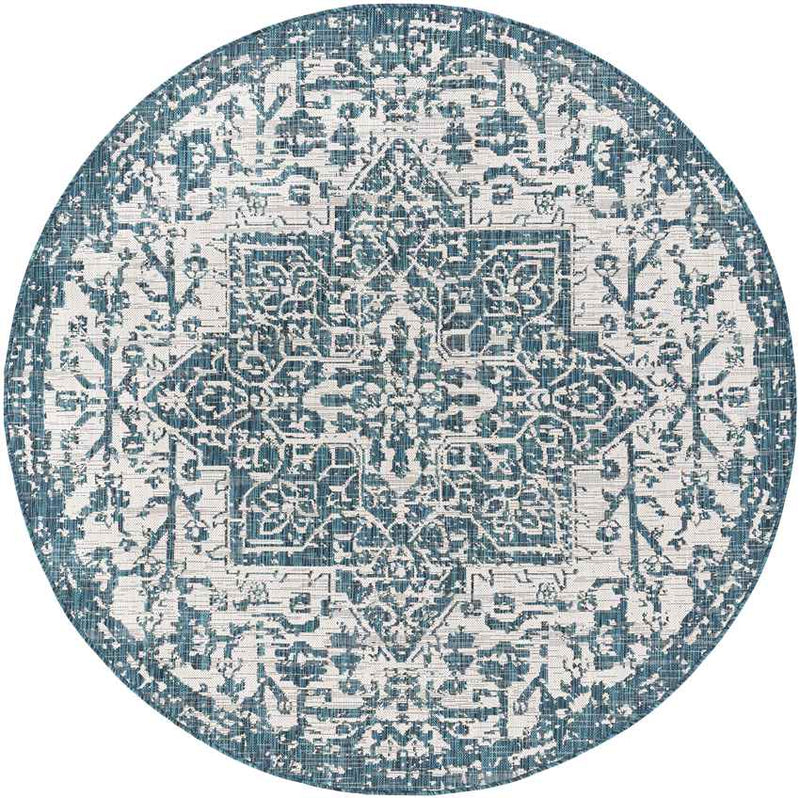 Appelscha Traditional Green Area Rug