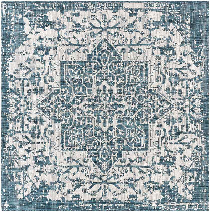 Appelscha Traditional Green Area Rug