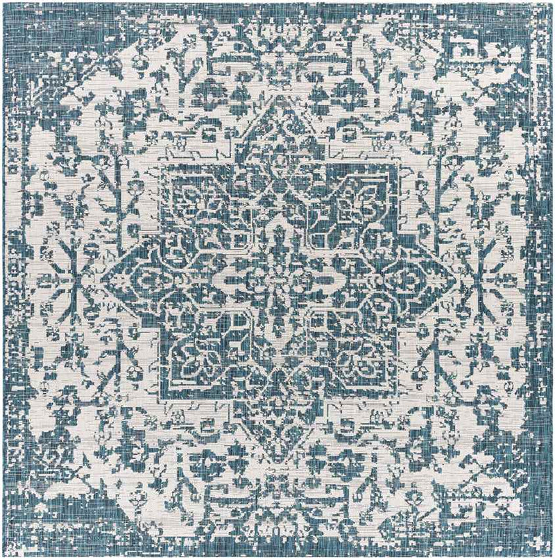 Appelscha Traditional Green Area Rug