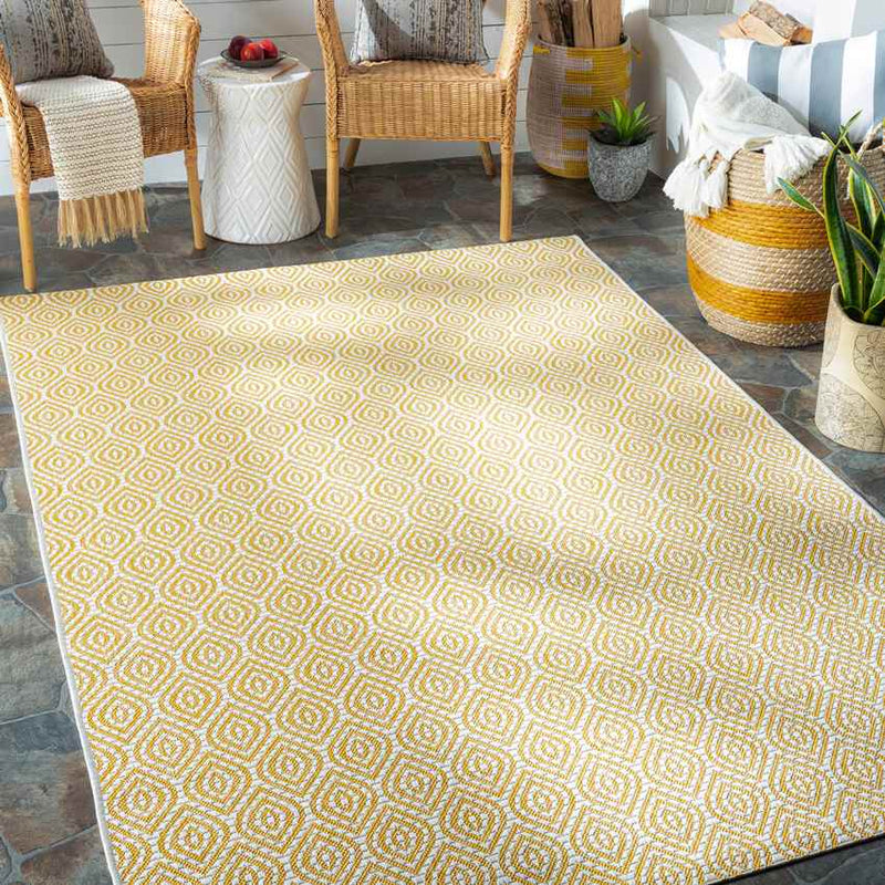 Varik Global Yellow Area Rug