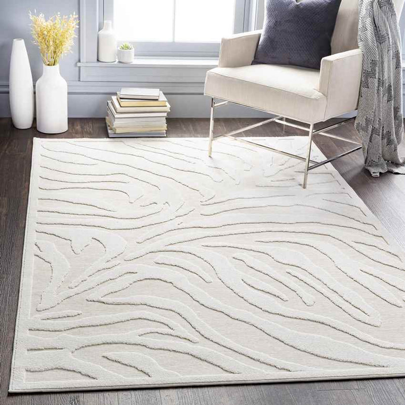 Veessen Modern Cream Area Rug