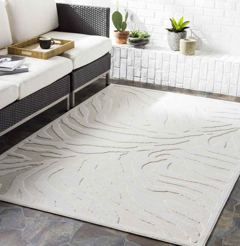 Veessen Modern Cream Area Rug