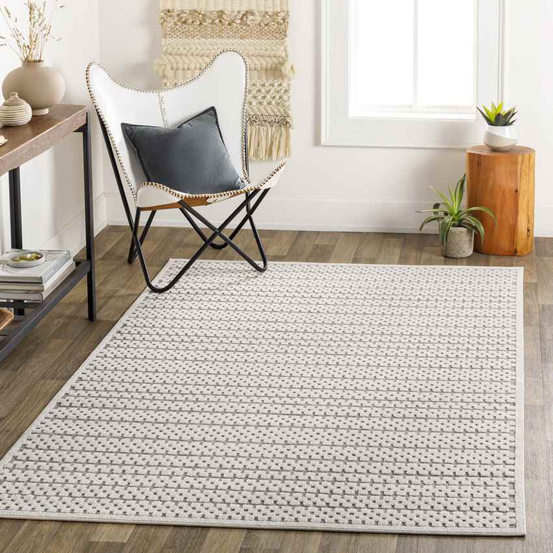 Velddijk Modern Light Slate Area Rug