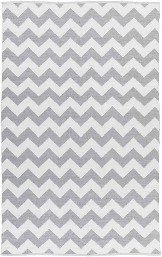 Tolkamer Modern Gray/White Area Rug