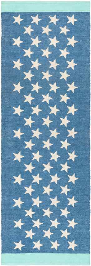 Tonden Modern Bright Blue Area Rug