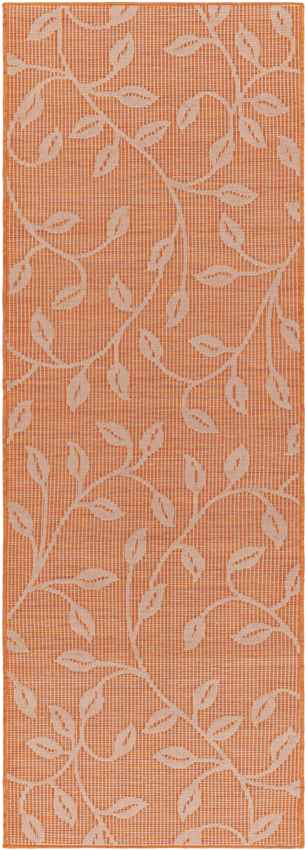 Broekhorn Traditional Bright Orange Area Rug