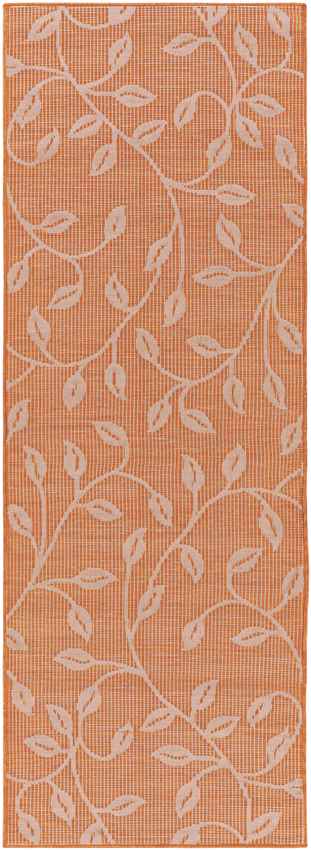 Broekhorn Traditional Bright Orange Area Rug