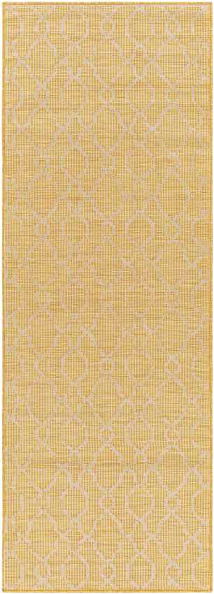 Buiksloot Traditional Bright Yellow Area Rug