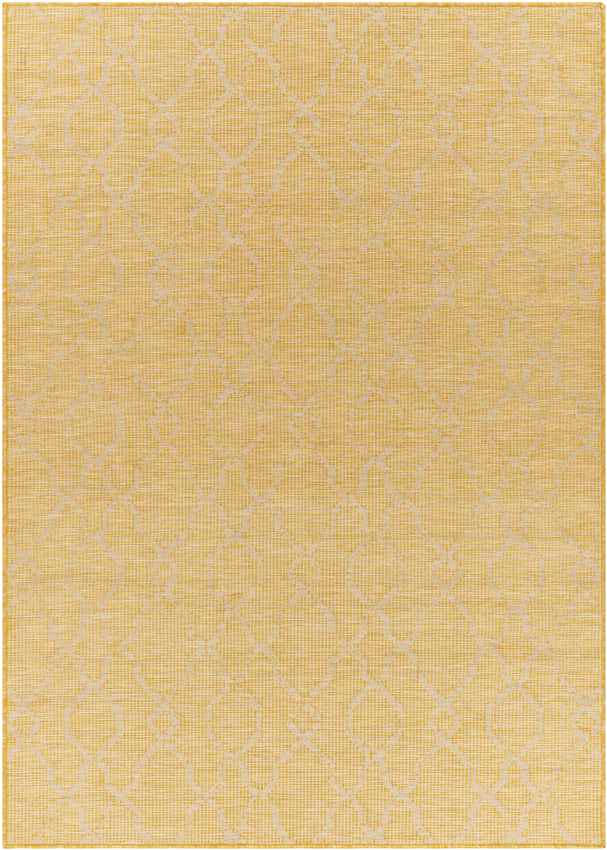 Buiksloot Traditional Bright Yellow Area Rug