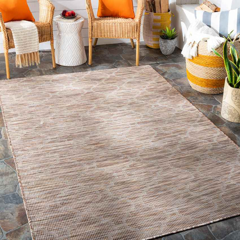 Bussum Traditional Brick Area Rug