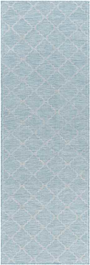 Bussum Traditional Aqua Area Rug