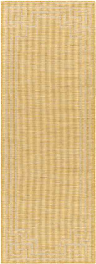 Calslagen Traditional Yellow Area Rug