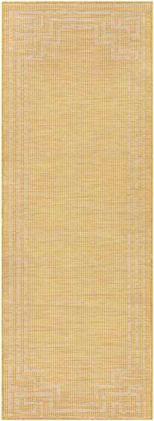 Calslagen Traditional Yellow Area Rug