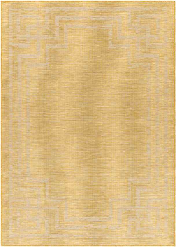 Calslagen Traditional Yellow Area Rug