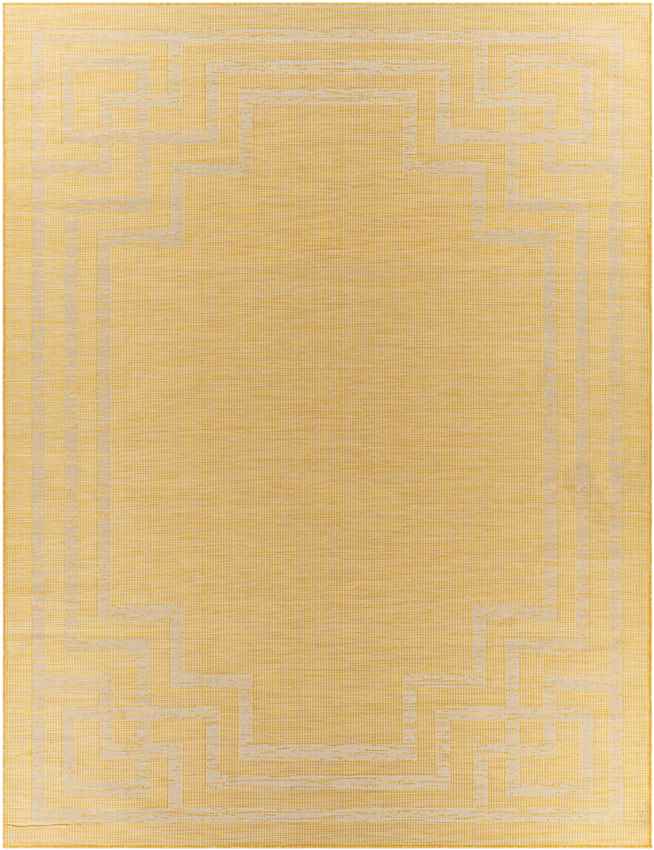 Calslagen Traditional Yellow Area Rug