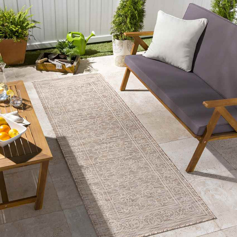 Castricum Traditional Taupe Area Rug