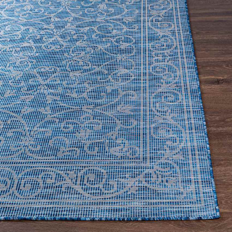 Castricum Traditional Navy Area Rug