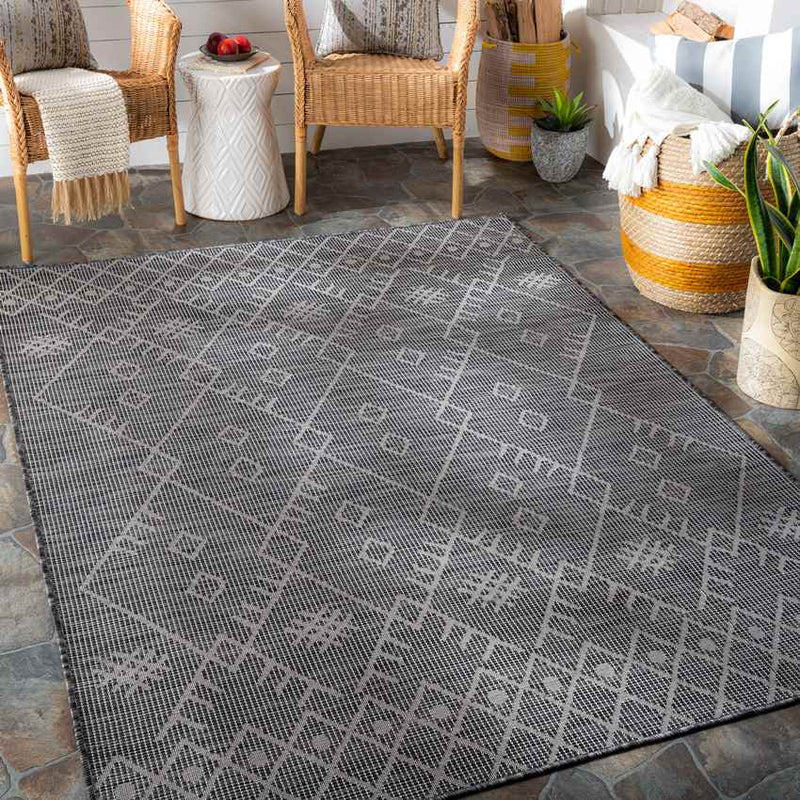 Catrijp Global Black Area Rug