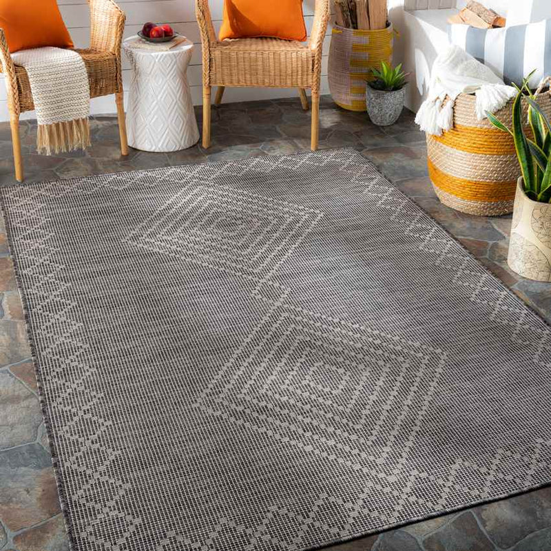 Craailo Global Charcoal Area Rug