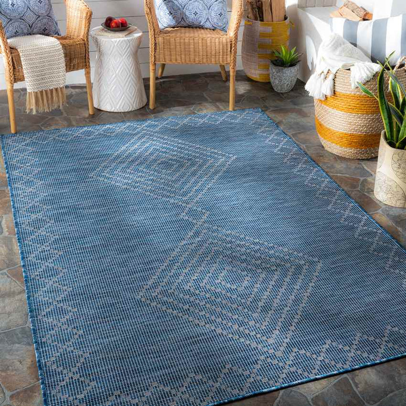 Craailo Global Navy Area Rug