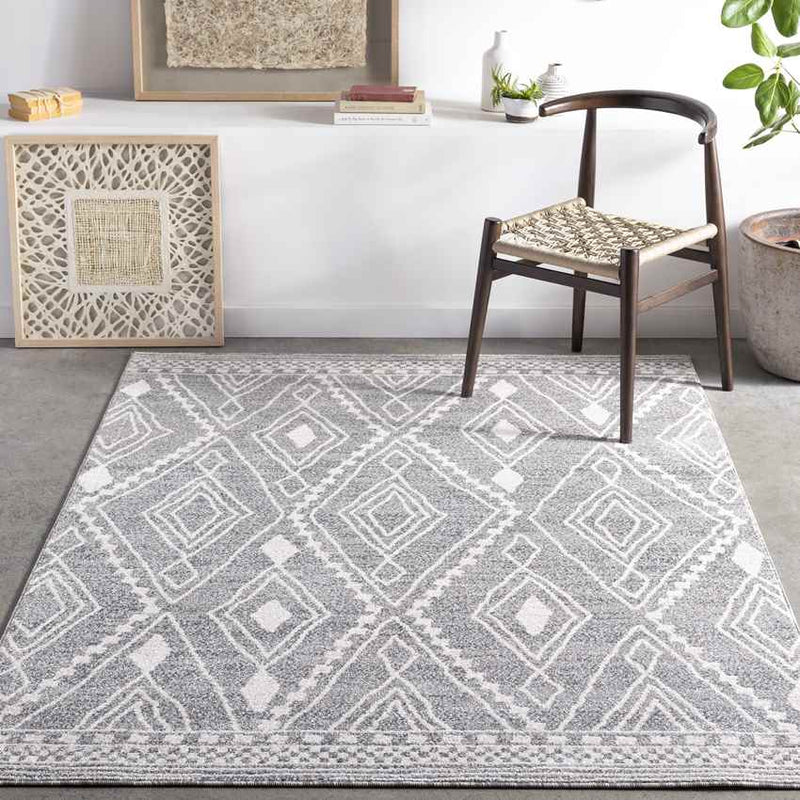 Wals Global Medium Gray Area Rug