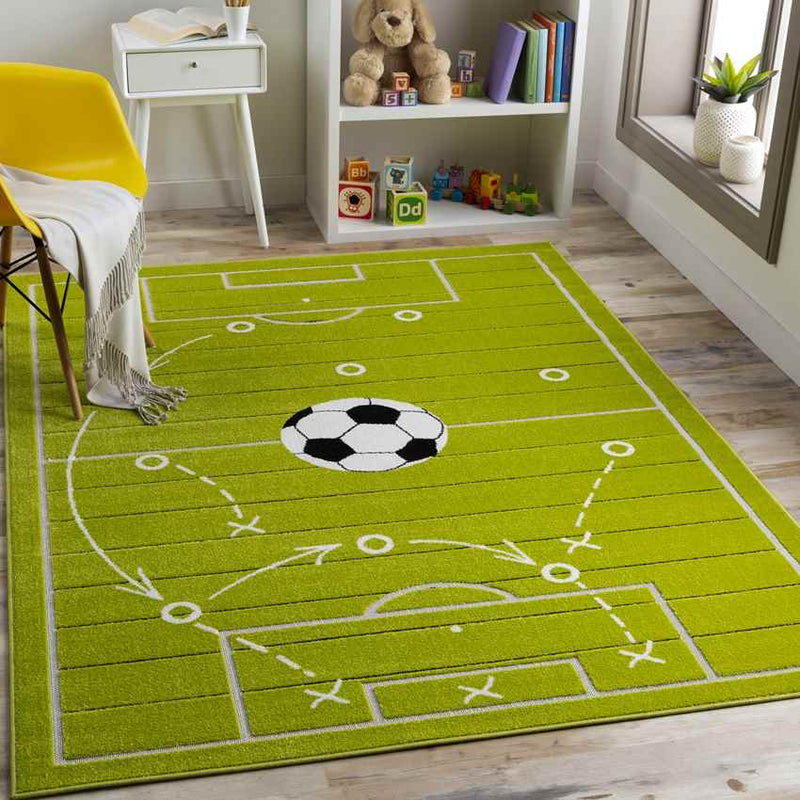 Warnsveld Modern Lime Area Rug