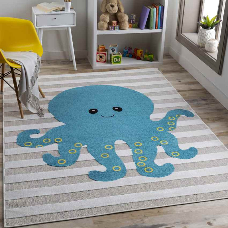 Praets Modern Sky Blue Area Rug