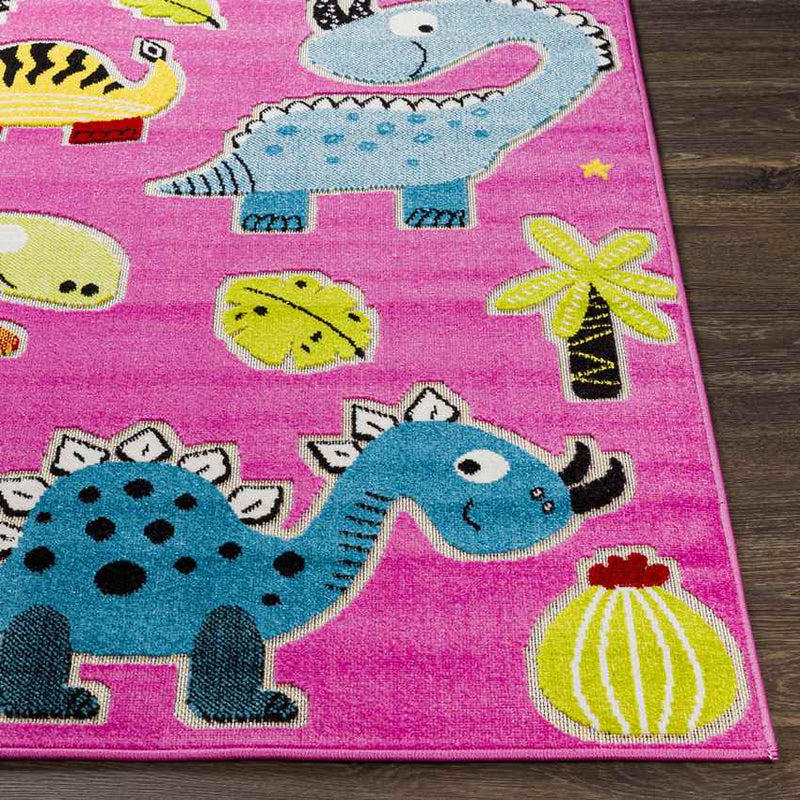 Sinderen Modern Bright Pink Area Rug