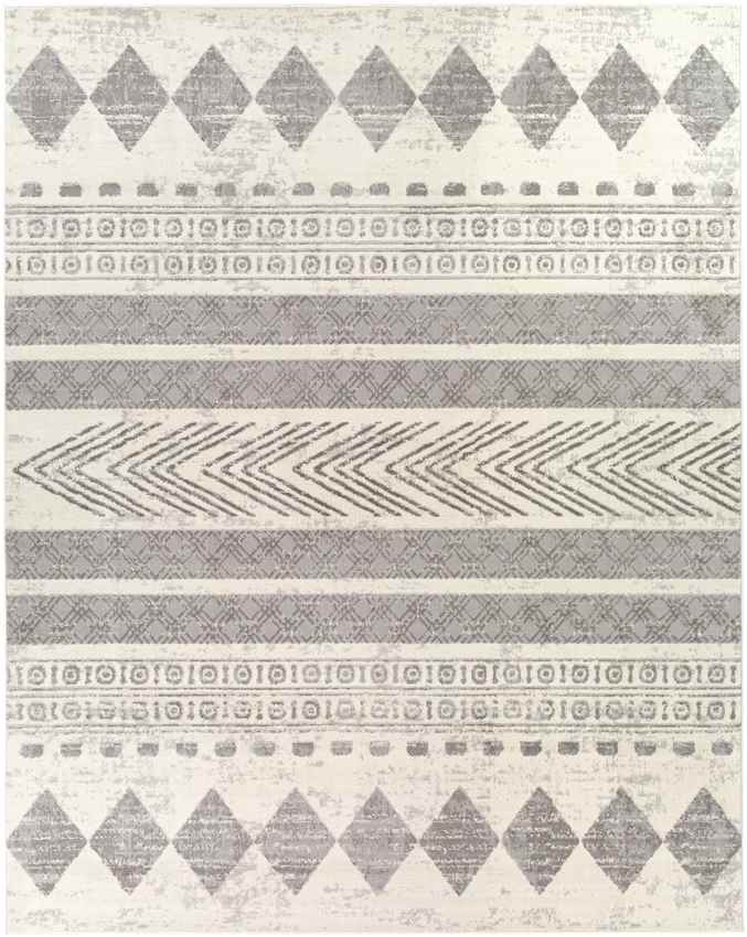 Oosseld Global Light Gray Area Rug