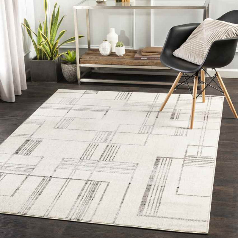 Molecaten Modern Light Gray Area Rug