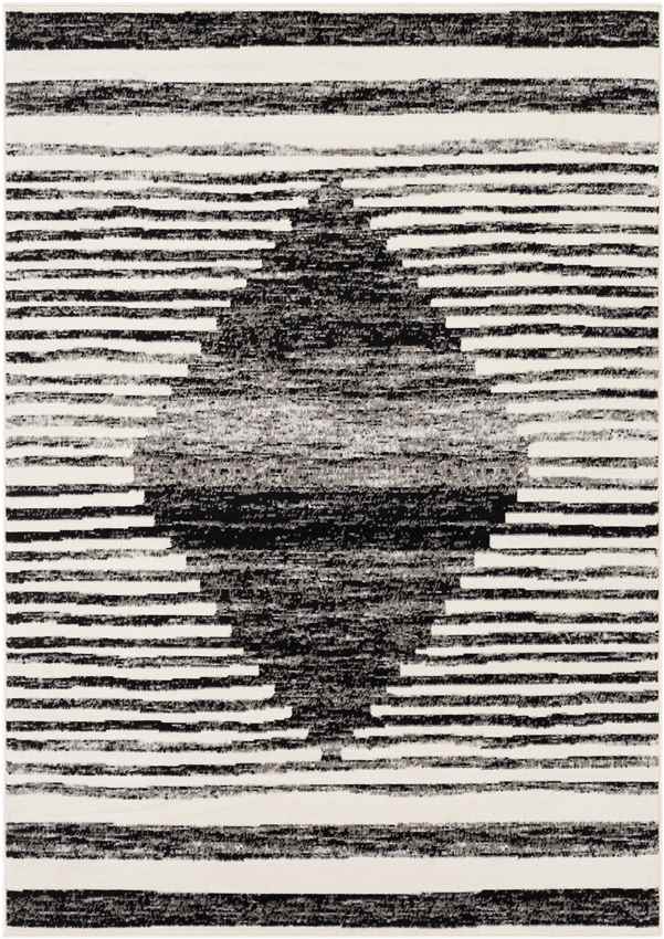 Nederbiel Modern Black Area Rug