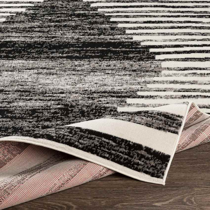 Nederbiel Modern Black Area Rug