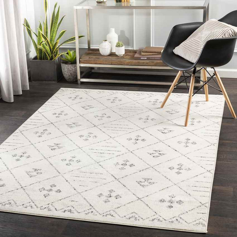 Nekkeveld Global Light Gray Area Rug