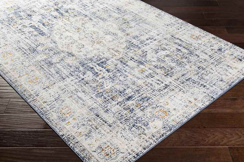 Loobrink Modern Dark Blue Area Rug